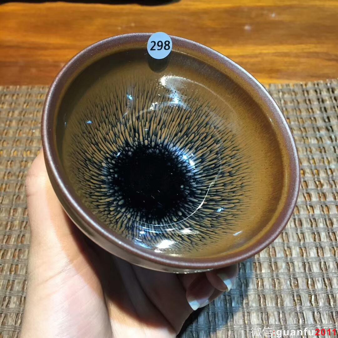 葉禮旺老師 金兔毫 束口盞：口徑9*5.5