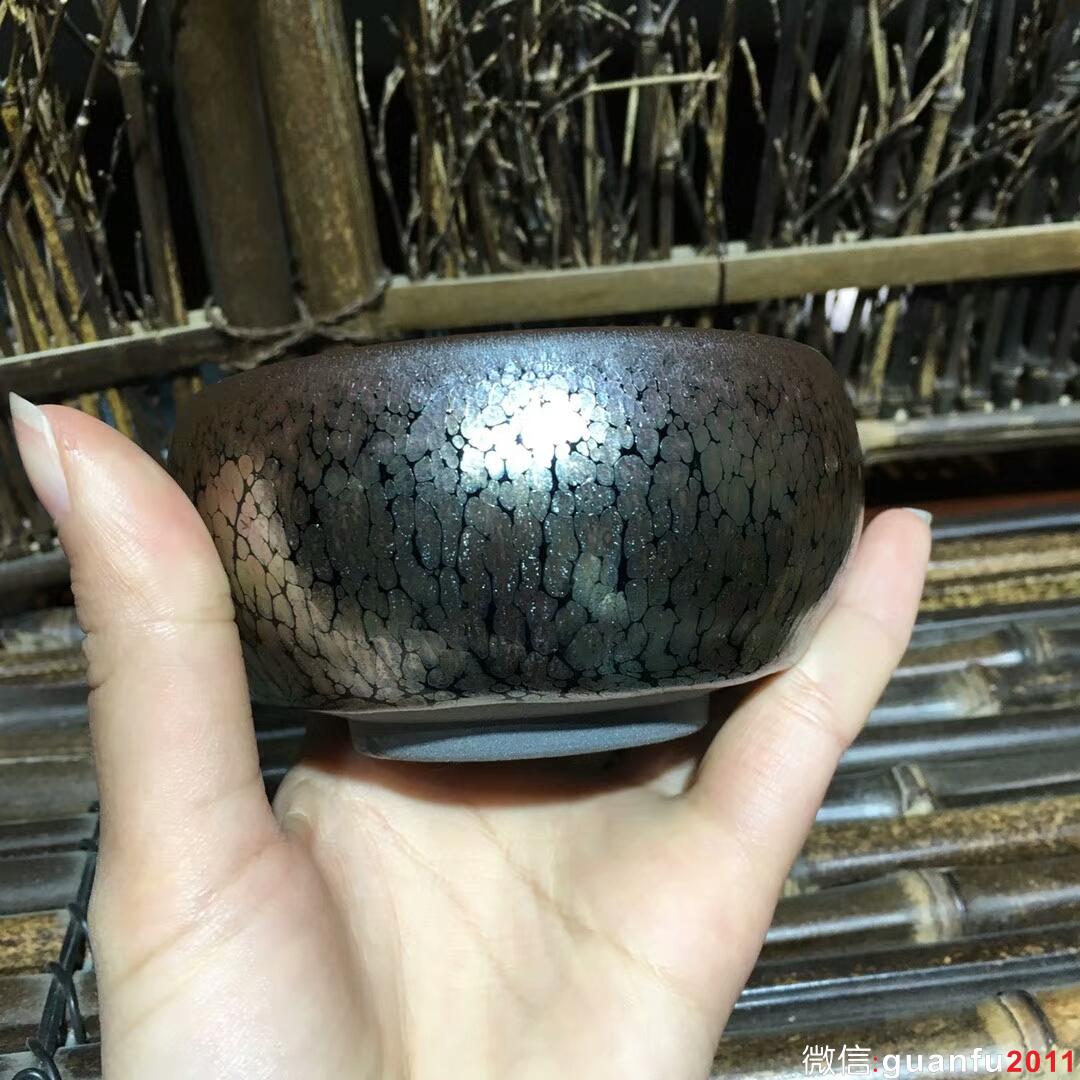 范奇明老師 全手工 油滴禪定杯：口徑8.8*4.8