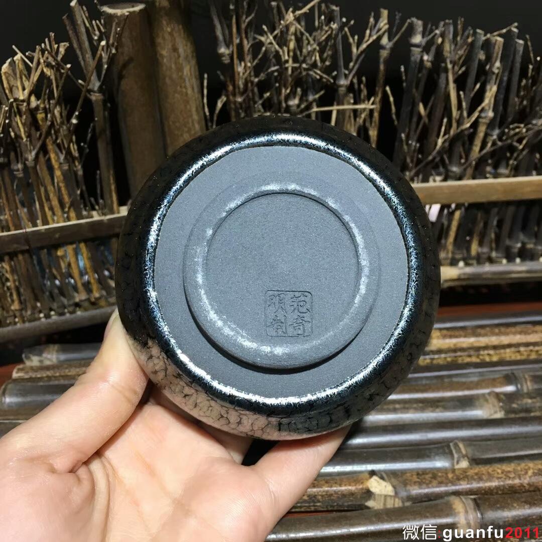 范奇明老師 全手工 油滴禪定杯：口徑8.8*4.8