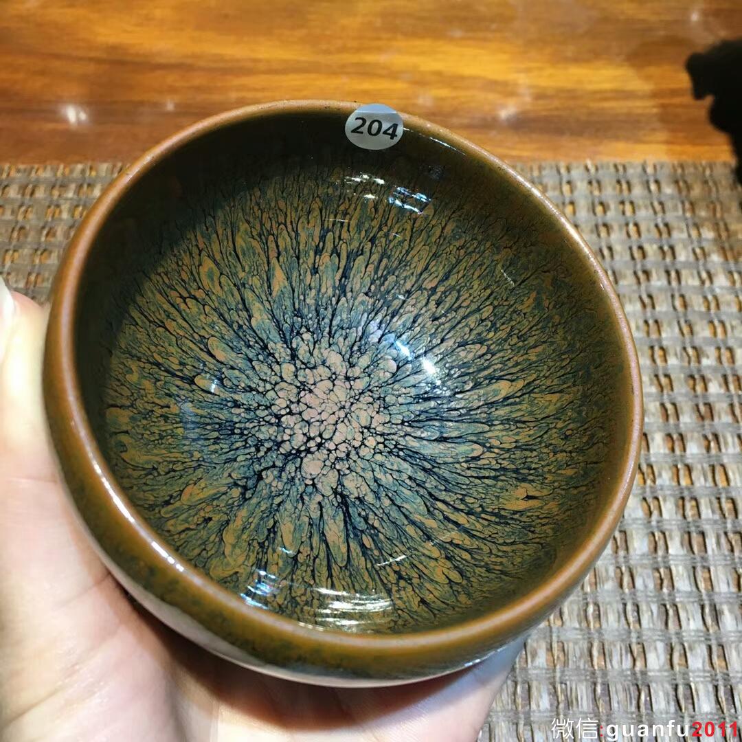 繆國華老師 菊花禪定杯：口徑8.8*5 全手工