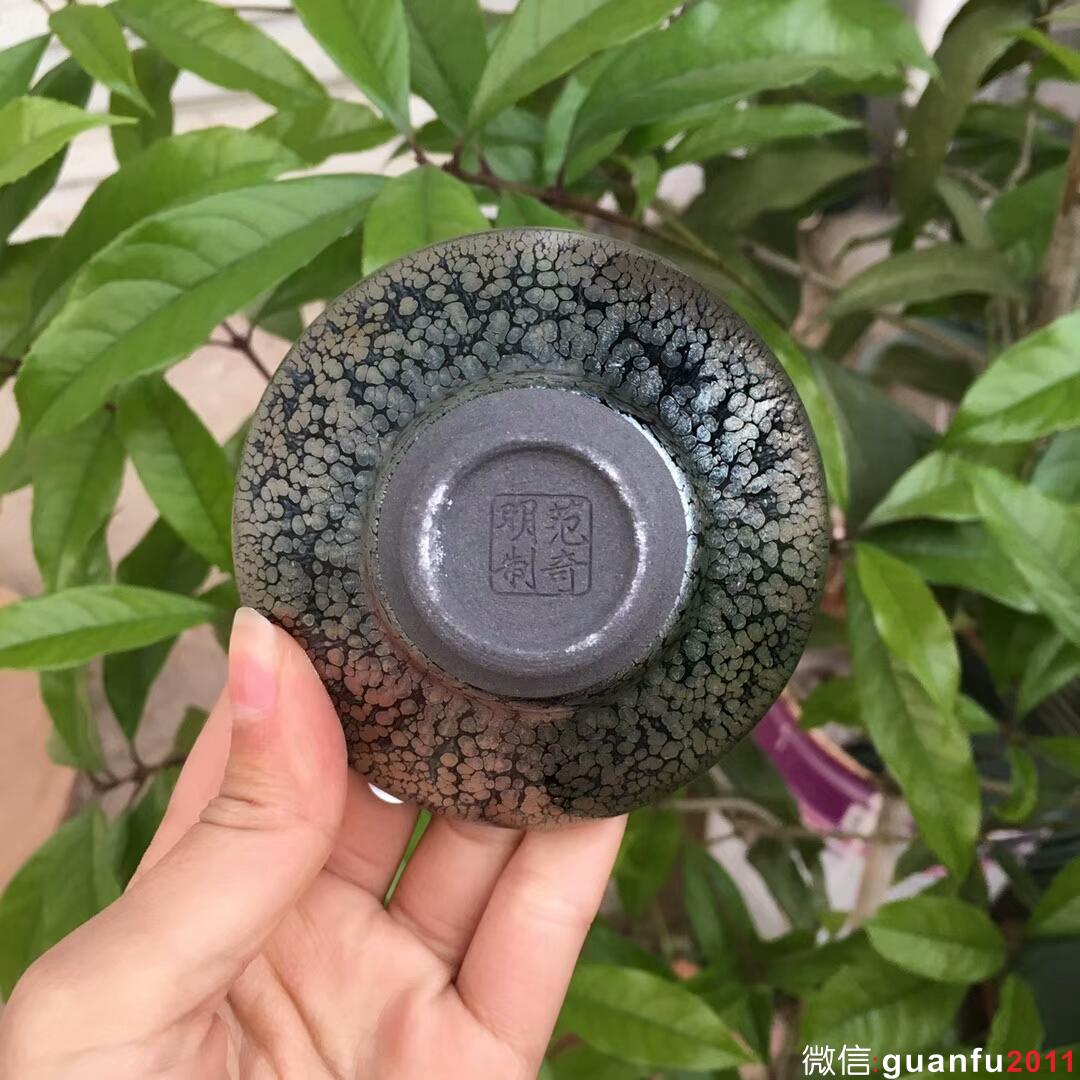 范奇明老師 精品油滴玉蘭杯：口徑8.8*4.8