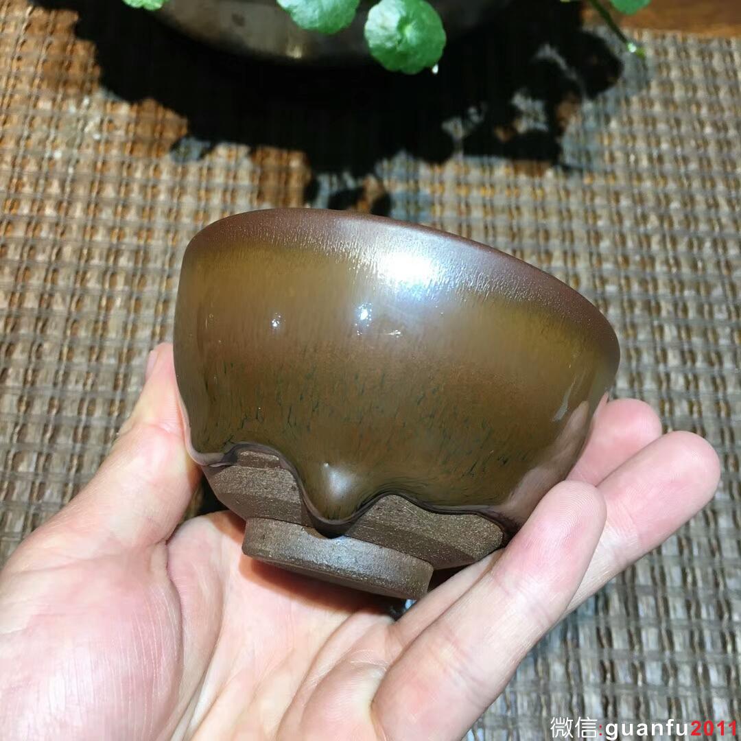 葉禮旺老師 龍窯柴燒盞：口徑8.8*5.5