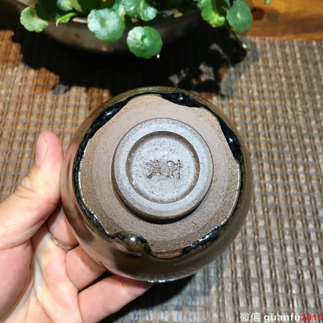 葉禮旺老師 龍窯柴燒盞：口徑8.8*5.5