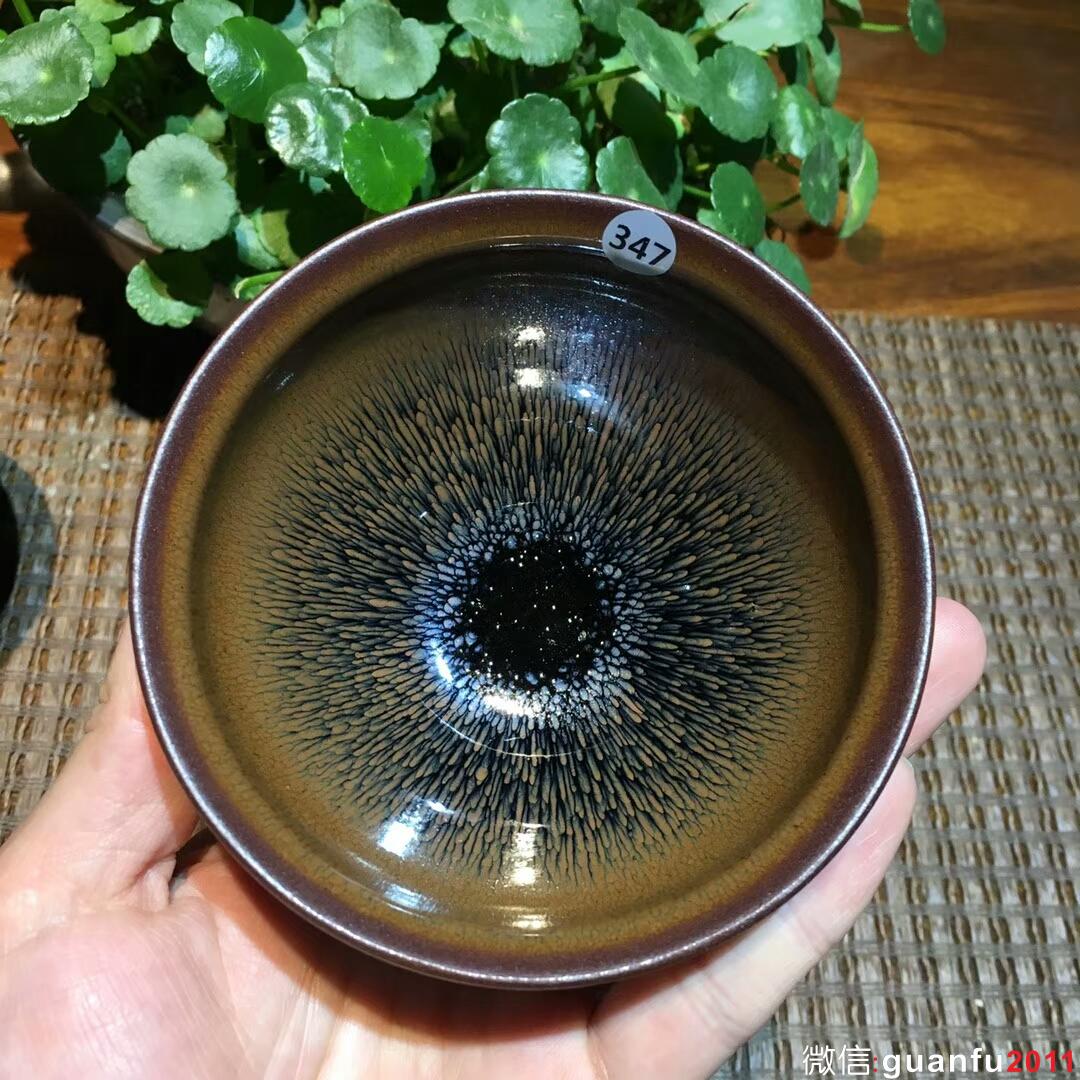 葉禮旺老師 金兔毫束口盞：口徑10