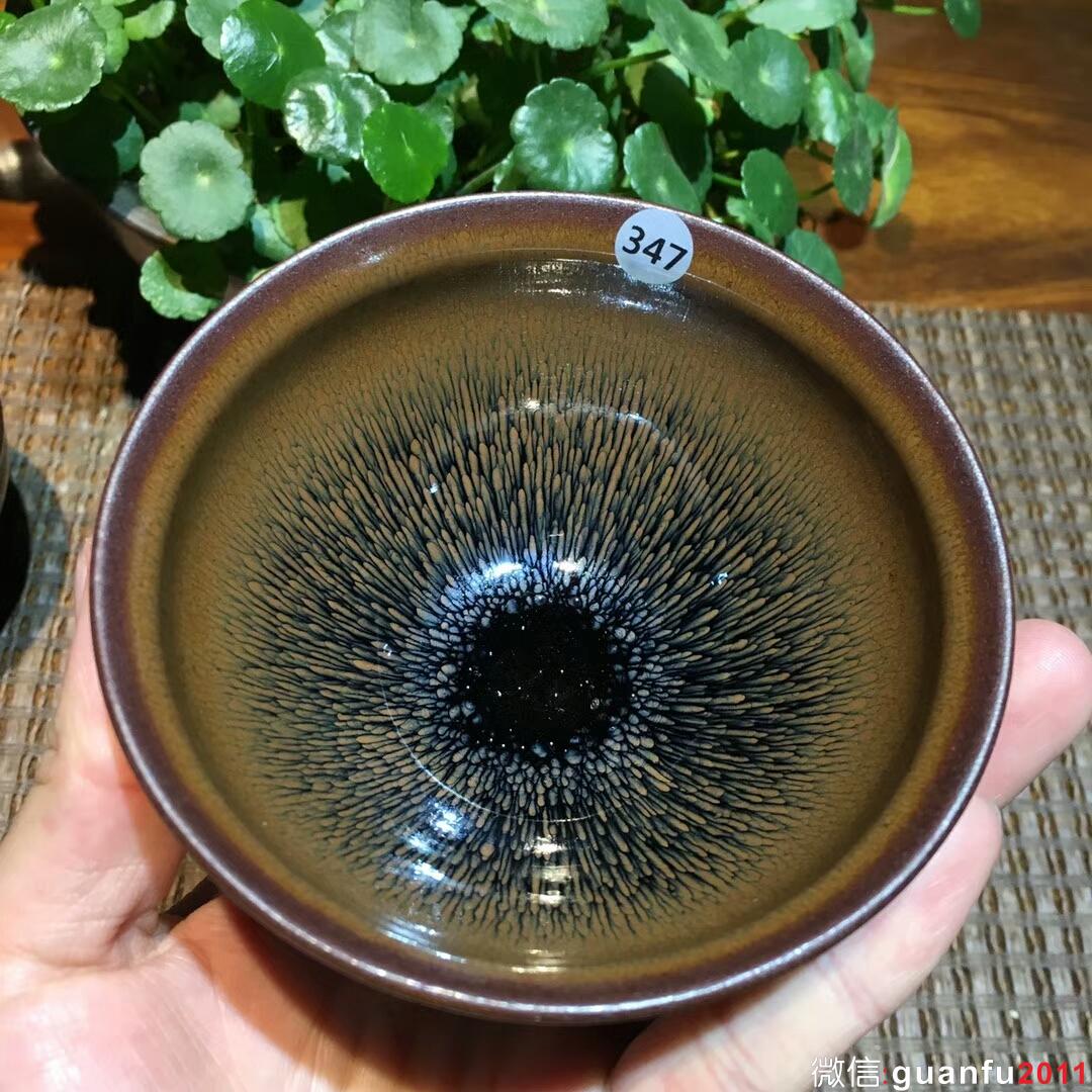 葉禮旺老師 金兔毫束口盞：口徑10