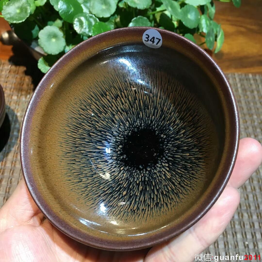 葉禮旺老師 金兔毫束口盞：口徑10