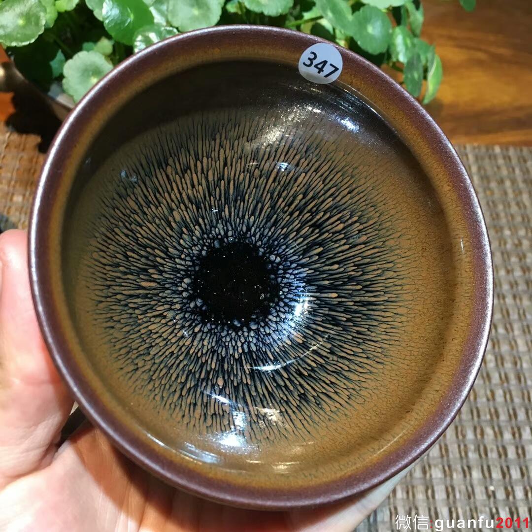 葉禮旺老師 金兔毫束口盞：口徑10