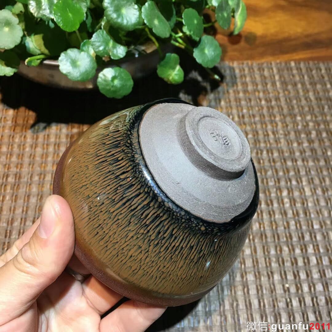 葉禮旺老師 金兔毫束口盞：口徑10