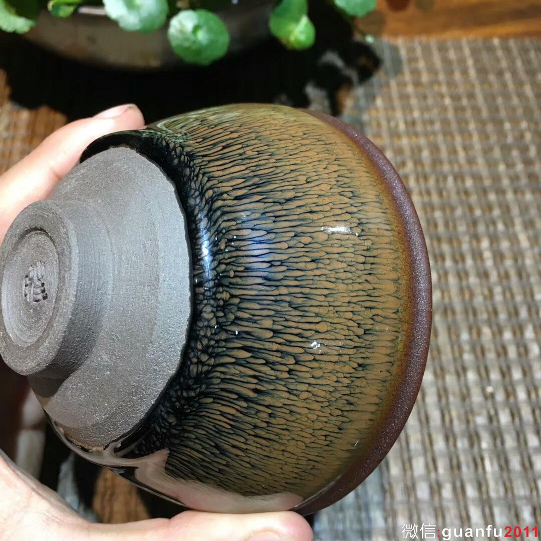 葉禮旺老師 金兔毫束口盞：口徑10