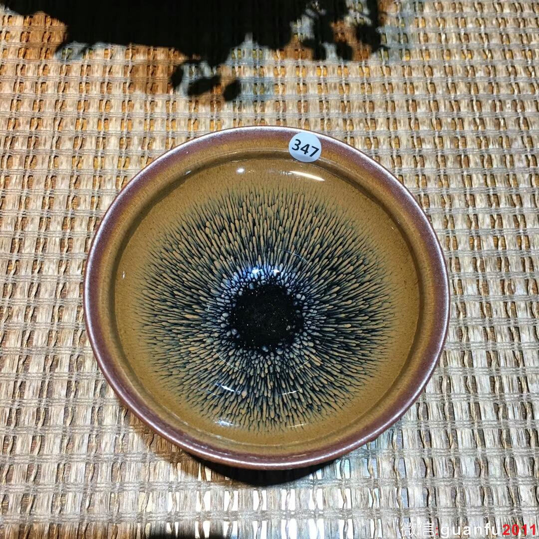 葉禮旺老師 金兔毫束口盞：口徑10