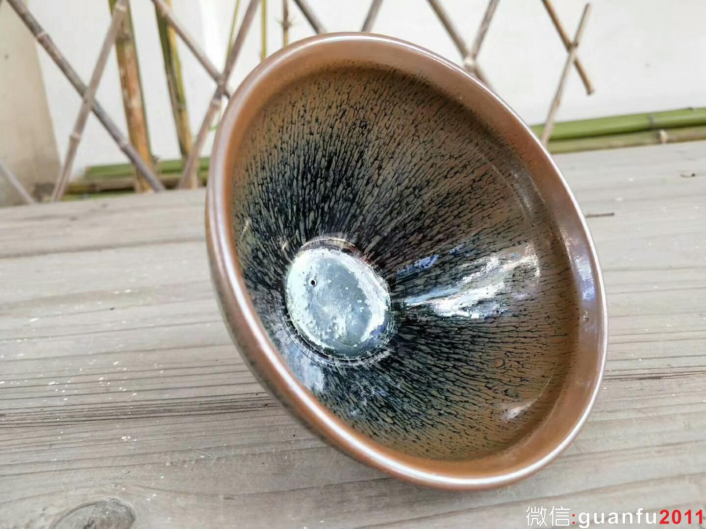 陳大鵬老師早期兔毫：口徑12*7.5