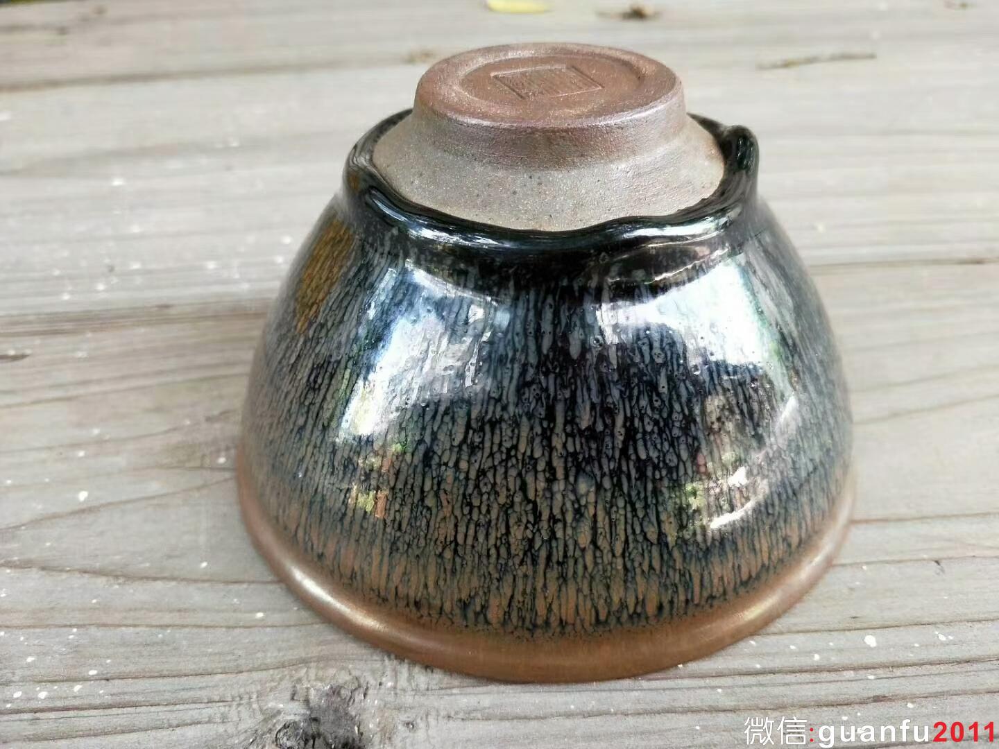 陳大鵬老師早期兔毫：口徑12*7.5