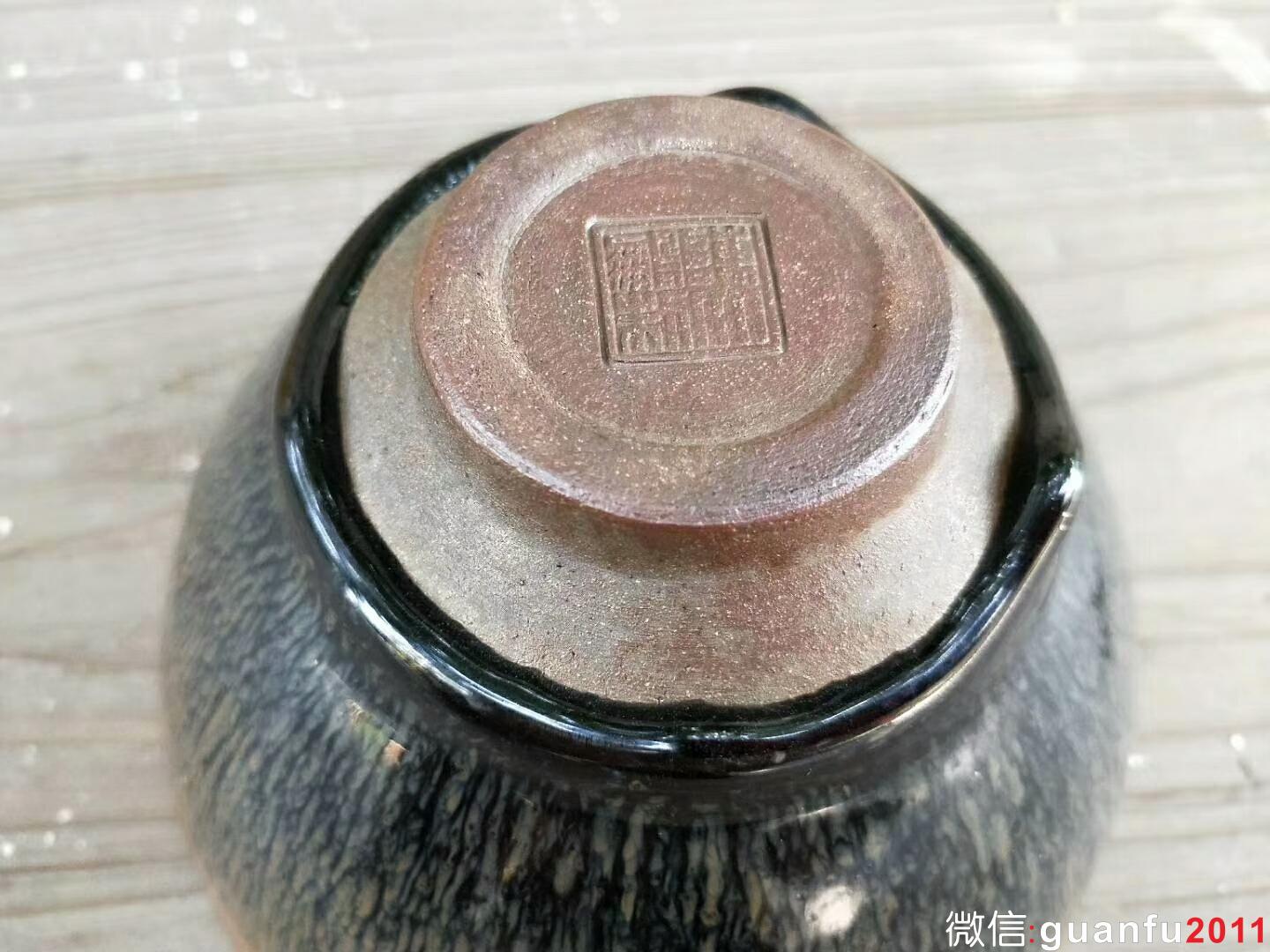 陳大鵬老師早期兔毫：口徑12*7.5