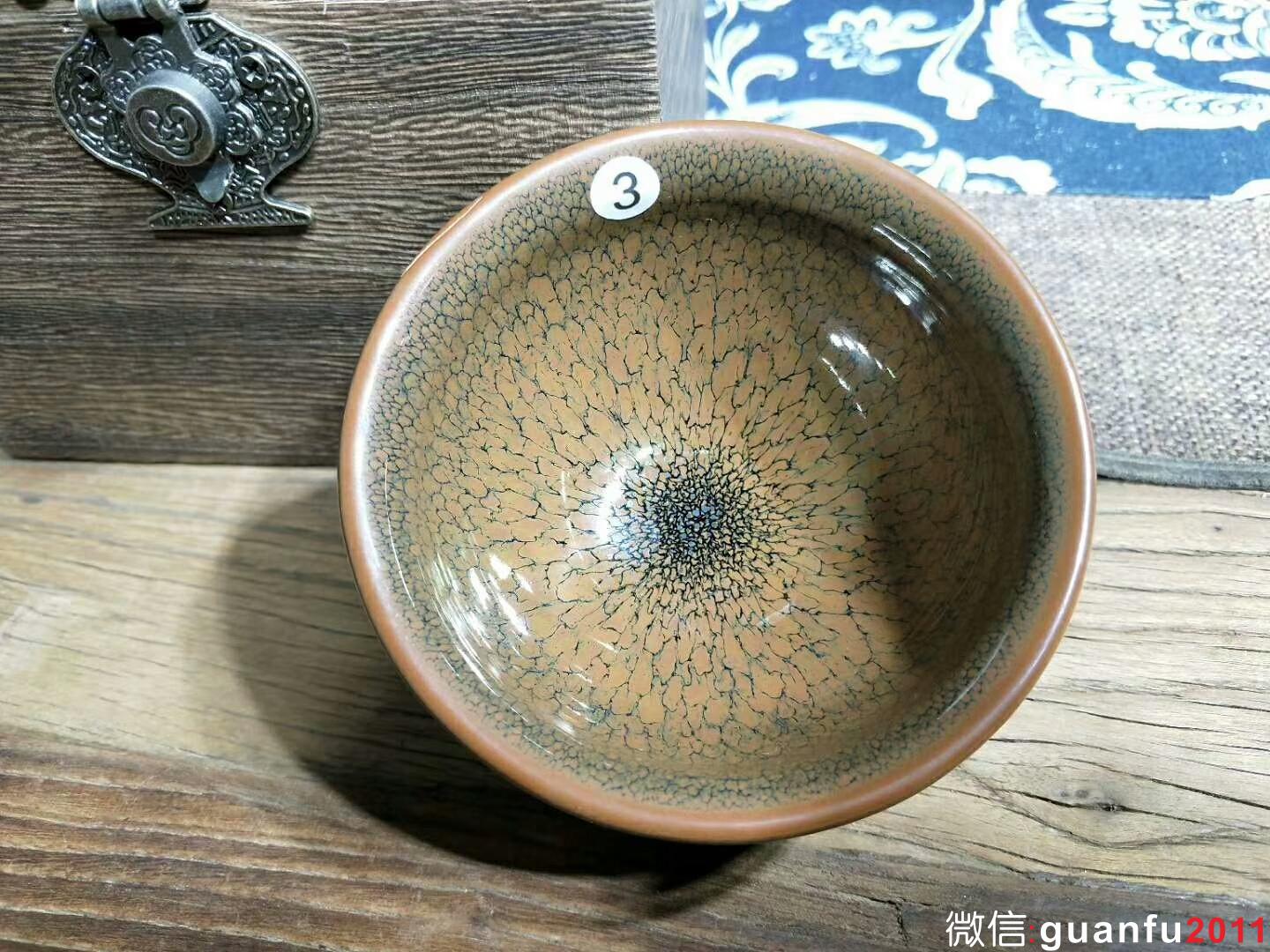 陳大鵬老師 鷓鴣斑：口徑9.5*5