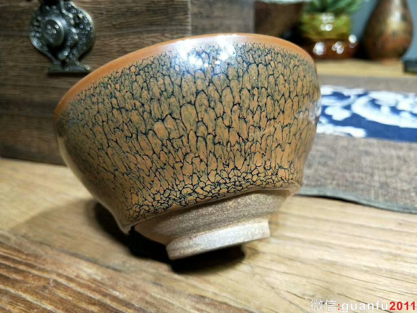 陳大鵬老師 鷓鴣斑：口徑9.5*5