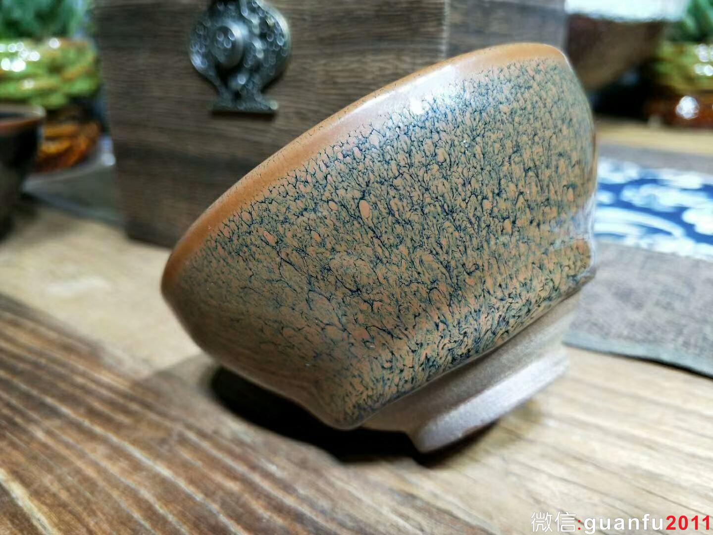 陳大鵬老師 鷓鴣斑：口徑9.5*5