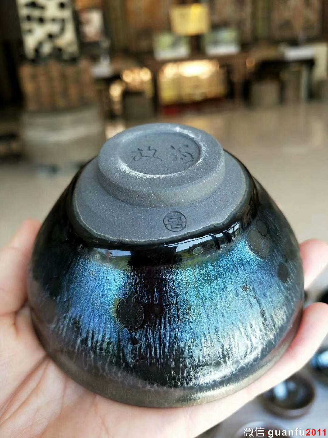 陸金喜老師 精品曜變盞：口徑8.9*5