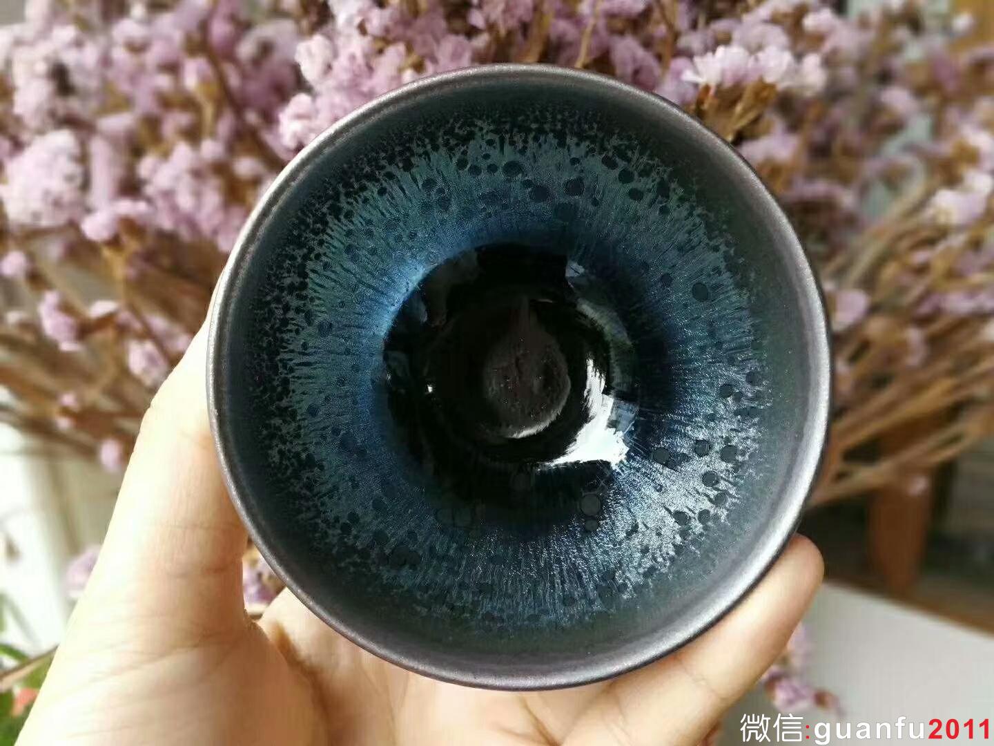 吳立主老師 曜變油滴盞：口徑8*4.5