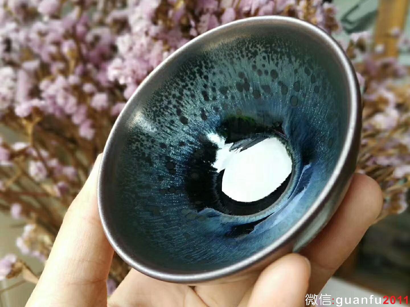 吳立主老師 曜變油滴盞：口徑8*4.5