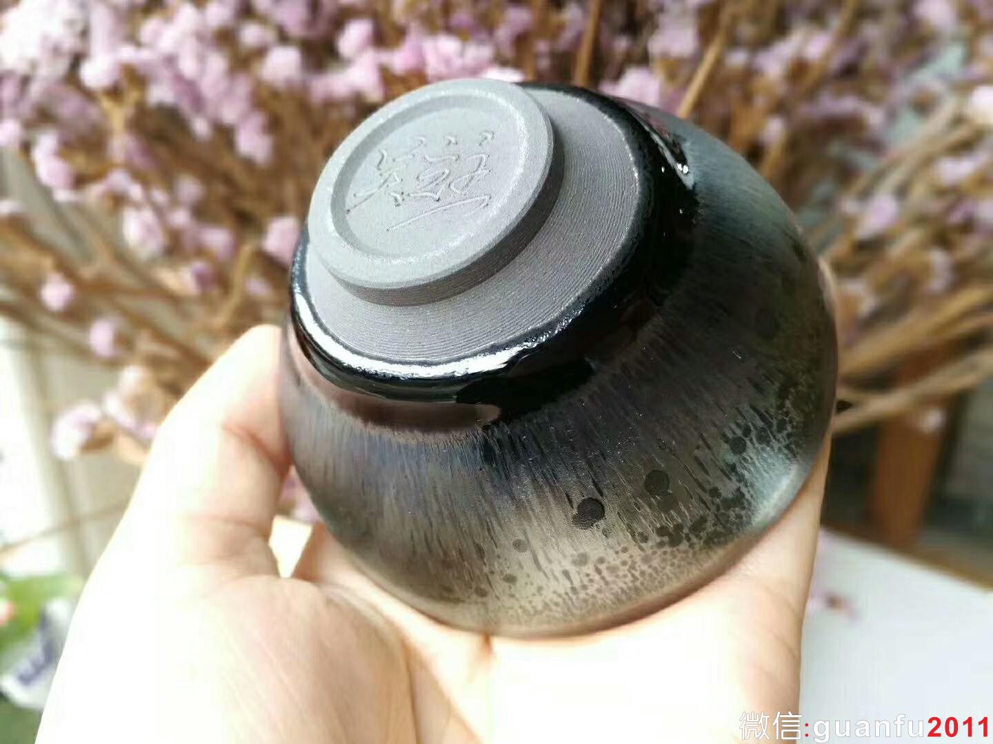 吳立主老師 曜變油滴盞：口徑8*4.5