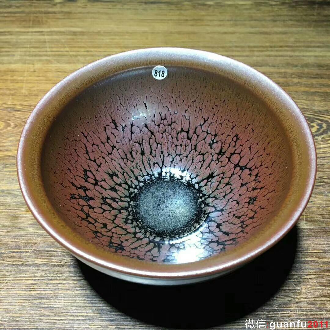 陳隆師傅 鷓鴣斑大盞：口徑12.3*7.3