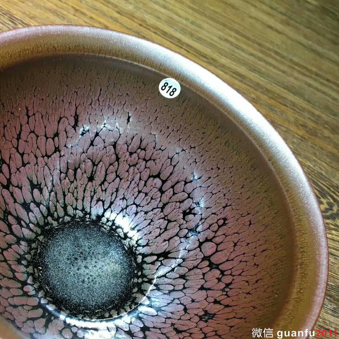 陳隆師傅 鷓鴣斑大盞：口徑12.3*7.3