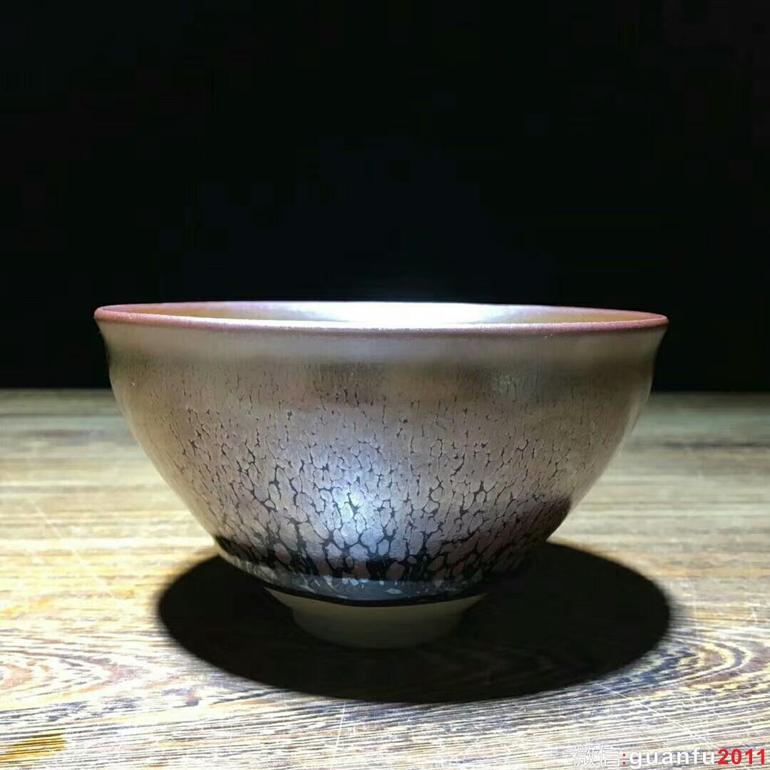 陳隆師傅 鷓鴣斑大盞：口徑12.3*7.3