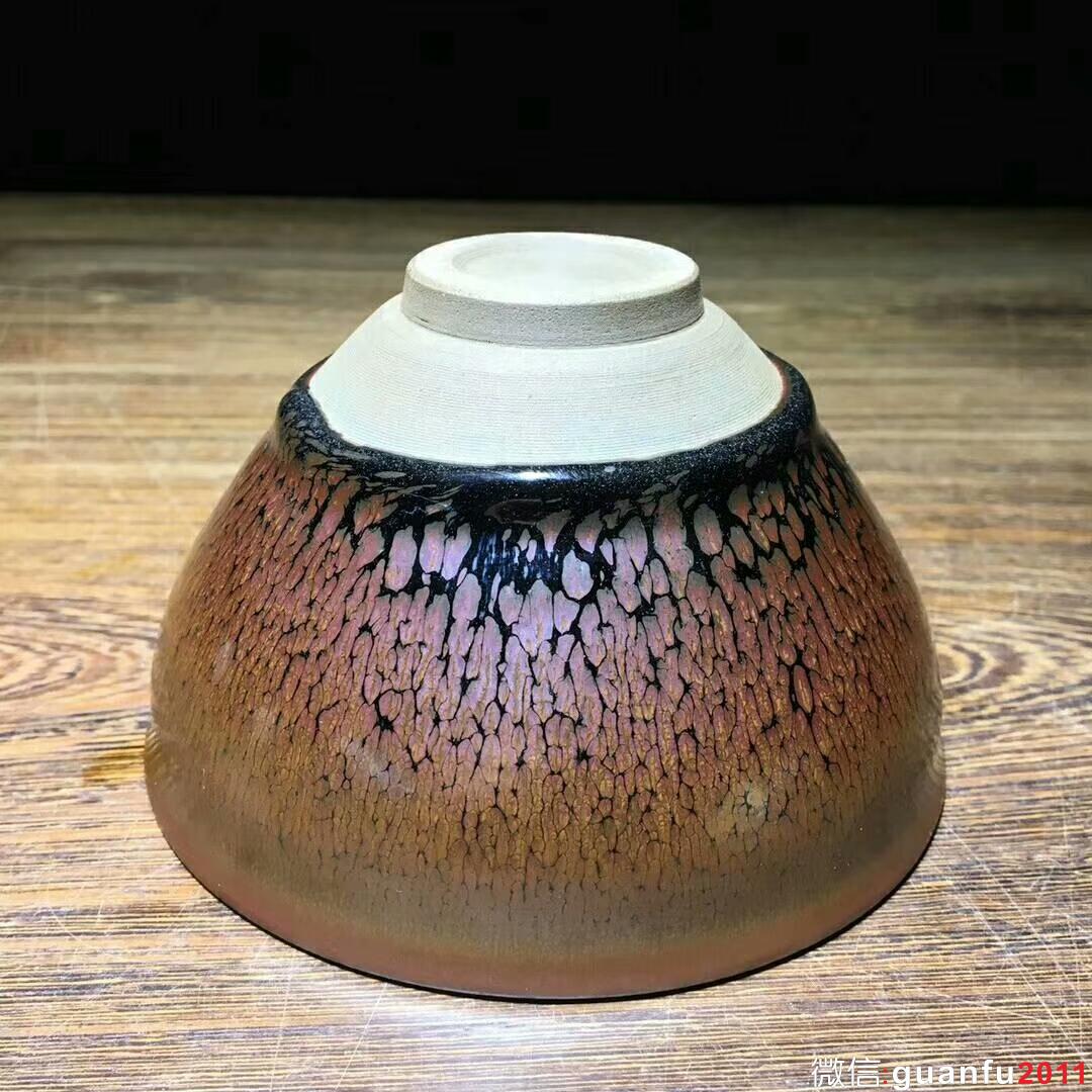 陳隆師傅 鷓鴣斑大盞：口徑12.3*7.3