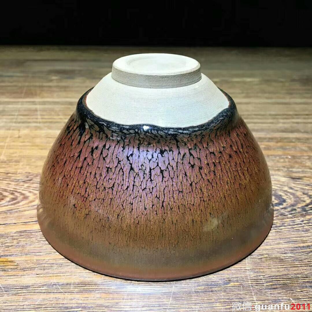 陳隆師傅 鷓鴣斑大盞：口徑12.3*7.3