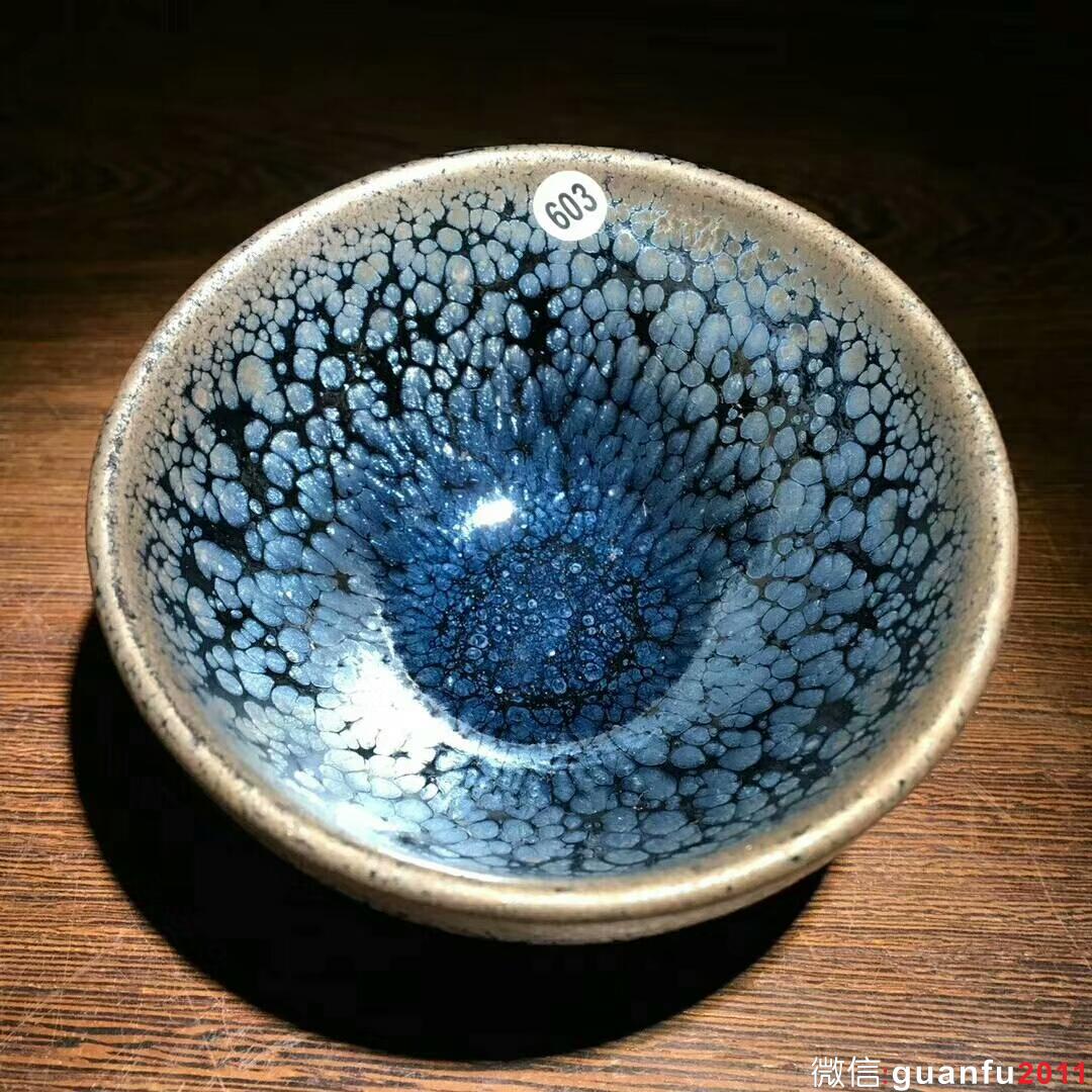 省級(jí)大師-蔡炳盛師傅 經(jīng)典油滴盞：口徑8.3*4.5