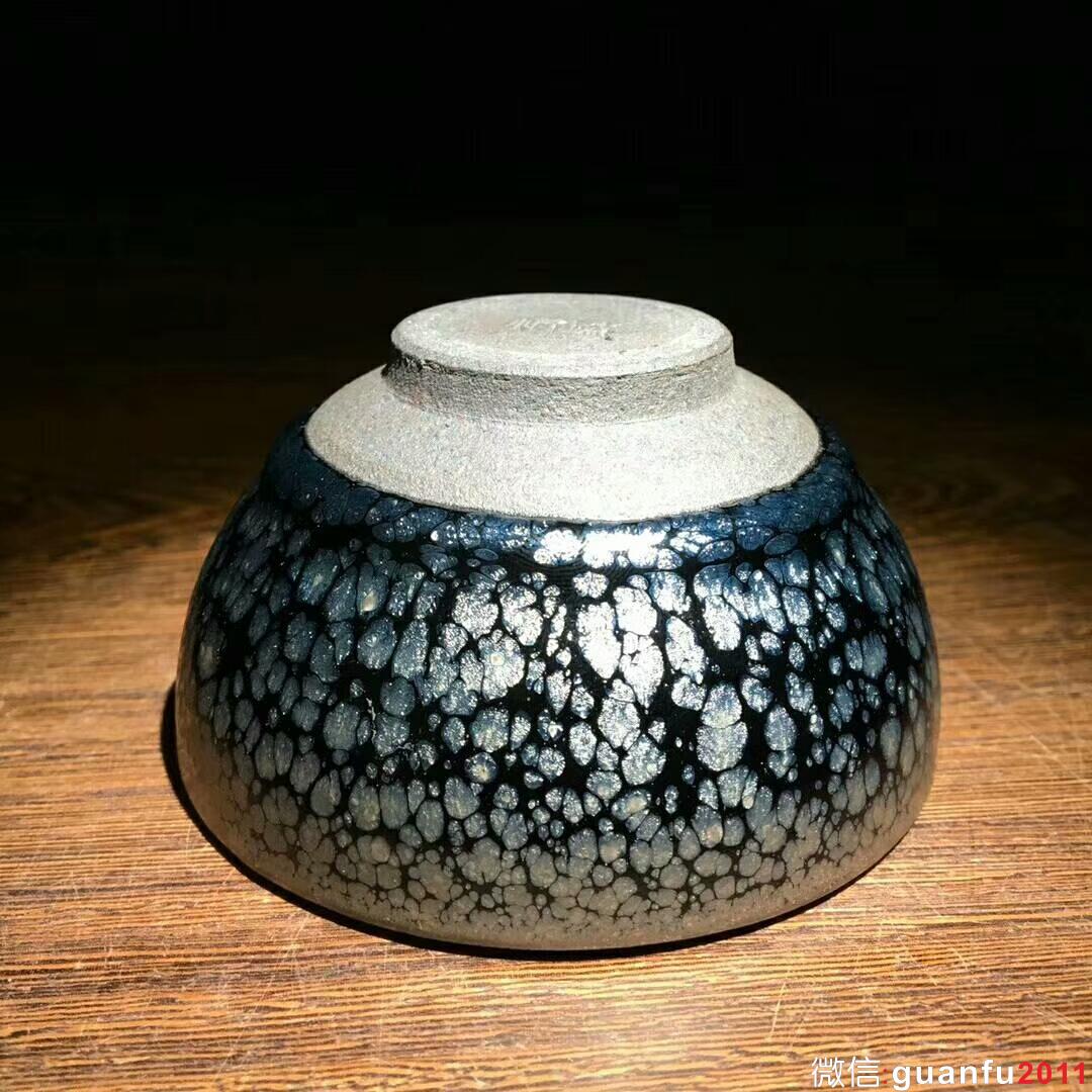 省級(jí)大師-蔡炳盛師傅 經(jīng)典油滴盞：口徑8.3*4.5