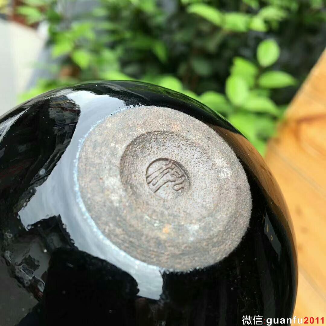 張中欽老師 烏金菩提葉：口徑8.1*8.8*5
