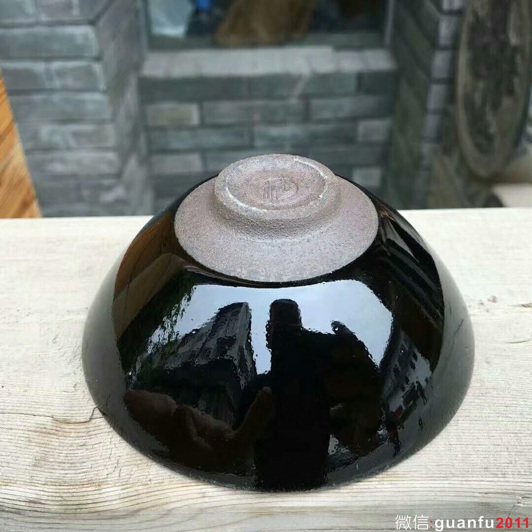 張中欽老師 烏金菩提葉：口徑9.3*4.9