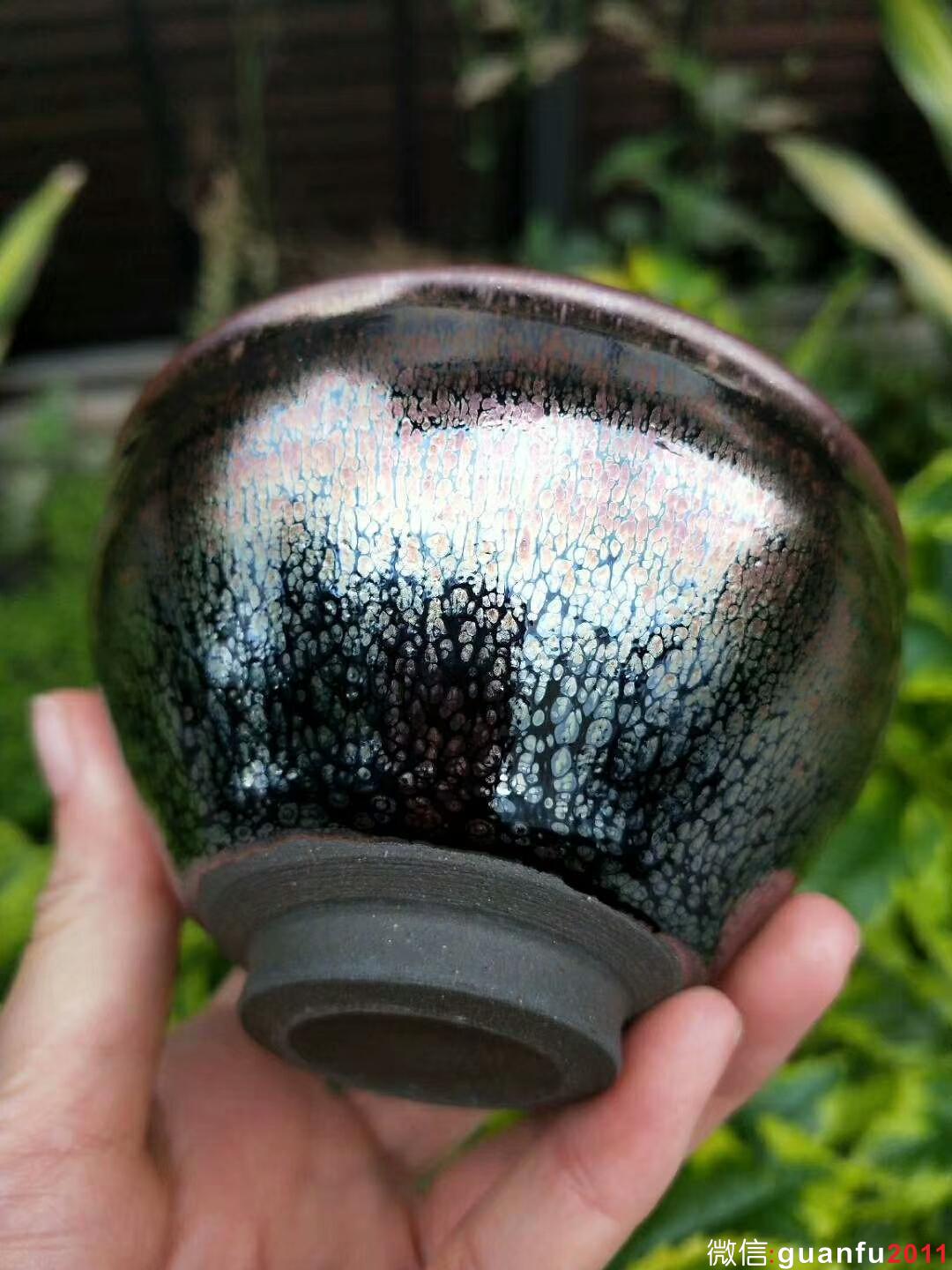 陳隆 紫金盞：口徑9*5