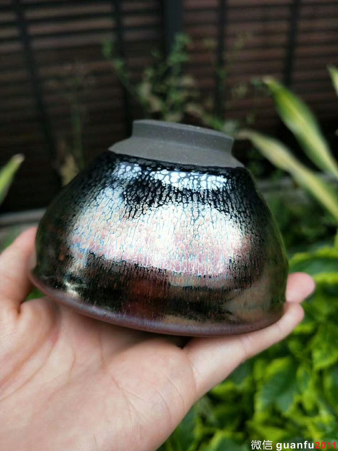 陳隆 紫金盞：口徑9*5