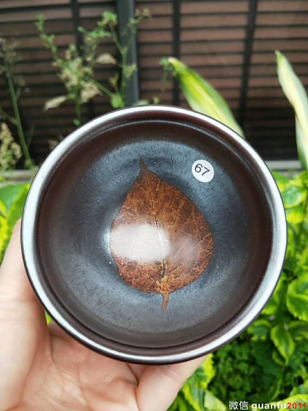 孫建興老師 柿紅木葉盞：口徑9*5