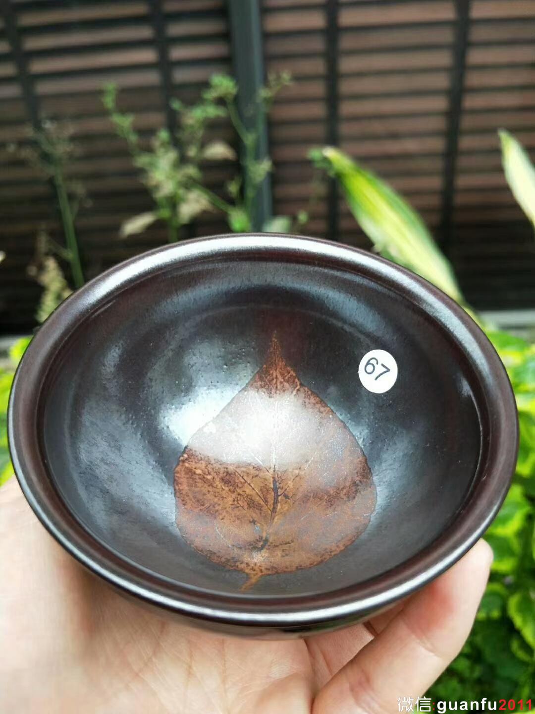 孫建興老師 柿紅木葉盞：口徑9*5