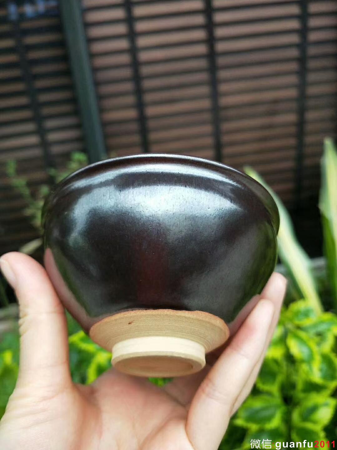 孫建興老師 柿紅木葉盞：口徑9*5