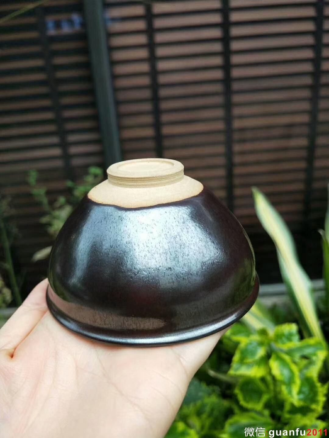 孫建興老師 柿紅木葉盞：口徑9*5