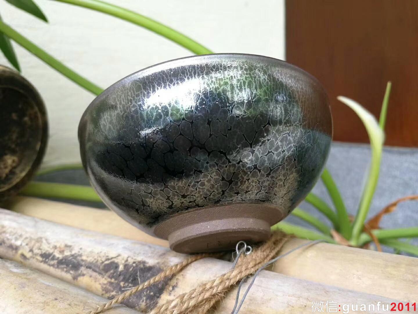 吳立主老師 油滴盞：口徑10.5*4.7