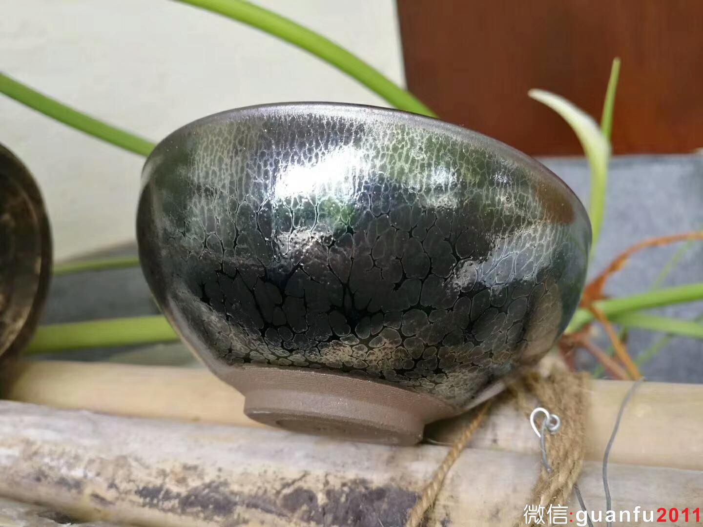 吳立主老師 油滴盞：口徑10.5*4.7