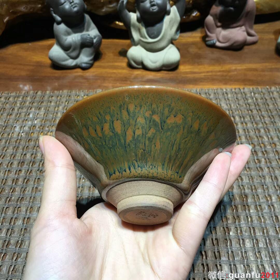 連宏達(dá)老師 菊花撇口盞：口徑11*4.5