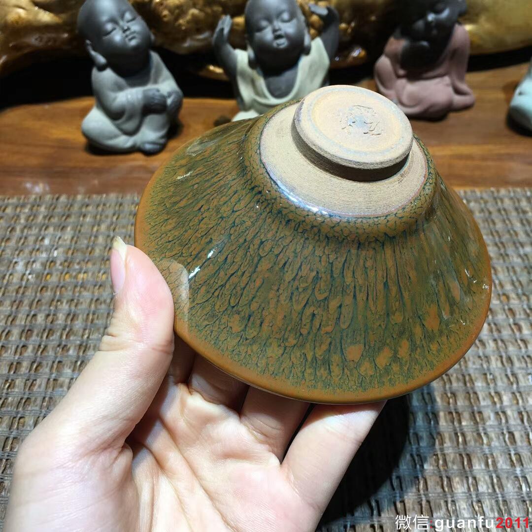 連宏達(dá)老師 菊花撇口盞：口徑11*4.5