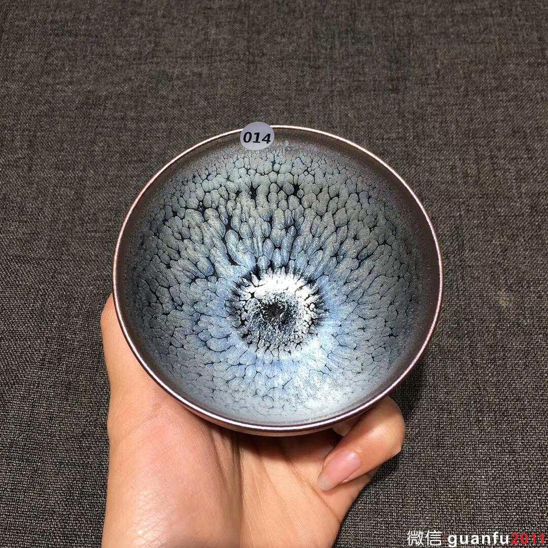 范奇明老師 油滴束口盞：口徑8.5*5.8