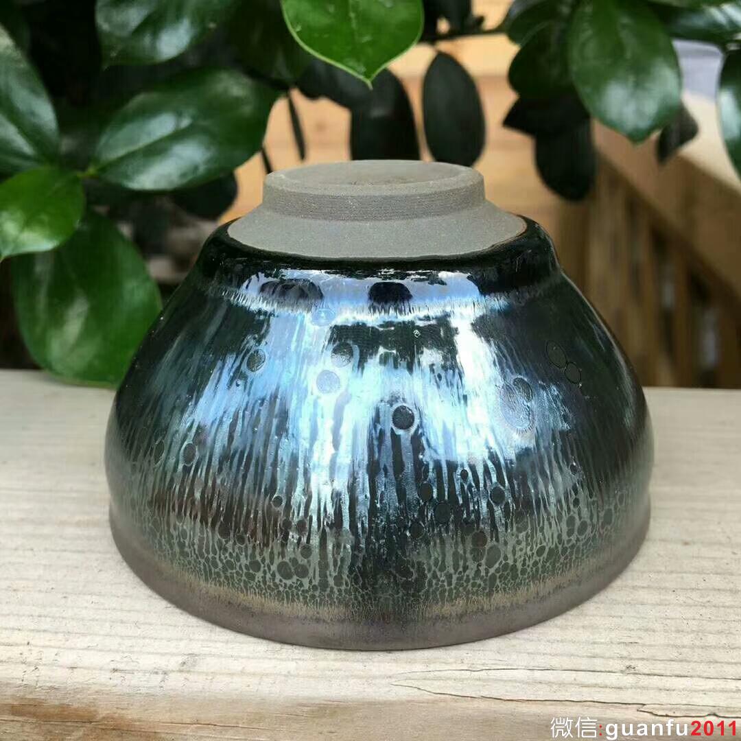 省級(jí)大師-吳立主 曜變盞：口徑8.3*5.1