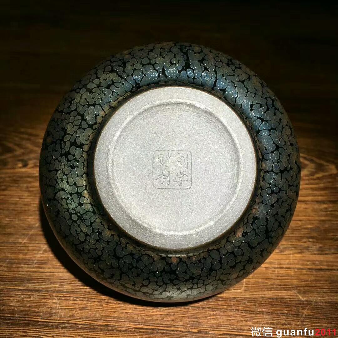 劉學(xué)財(cái)師傅 滿天星禪定杯：口徑8.6*9.5*4.7