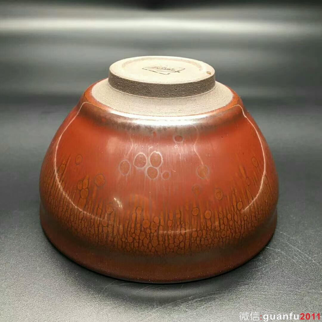 省級大師-吳立主師傅 柿紅：口徑8.8*5.3