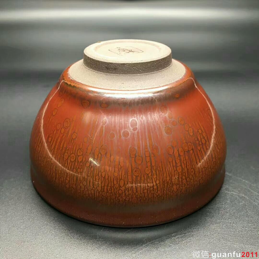 省級大師-吳立主師傅 柿紅：口徑8.8*5.3