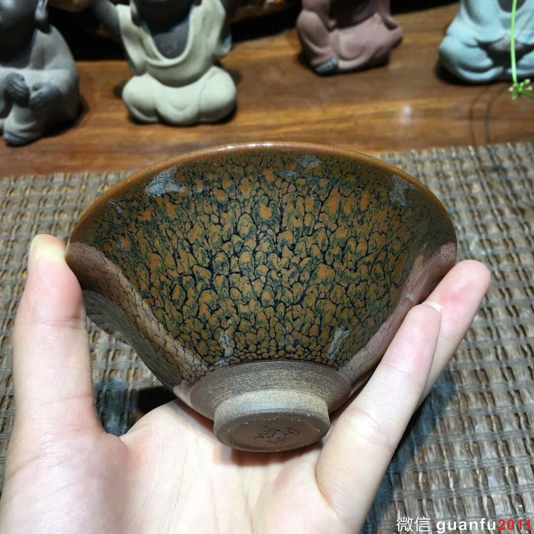 連宏達(dá)老師 鷓鴣斑撇口盞：口徑11*4.5