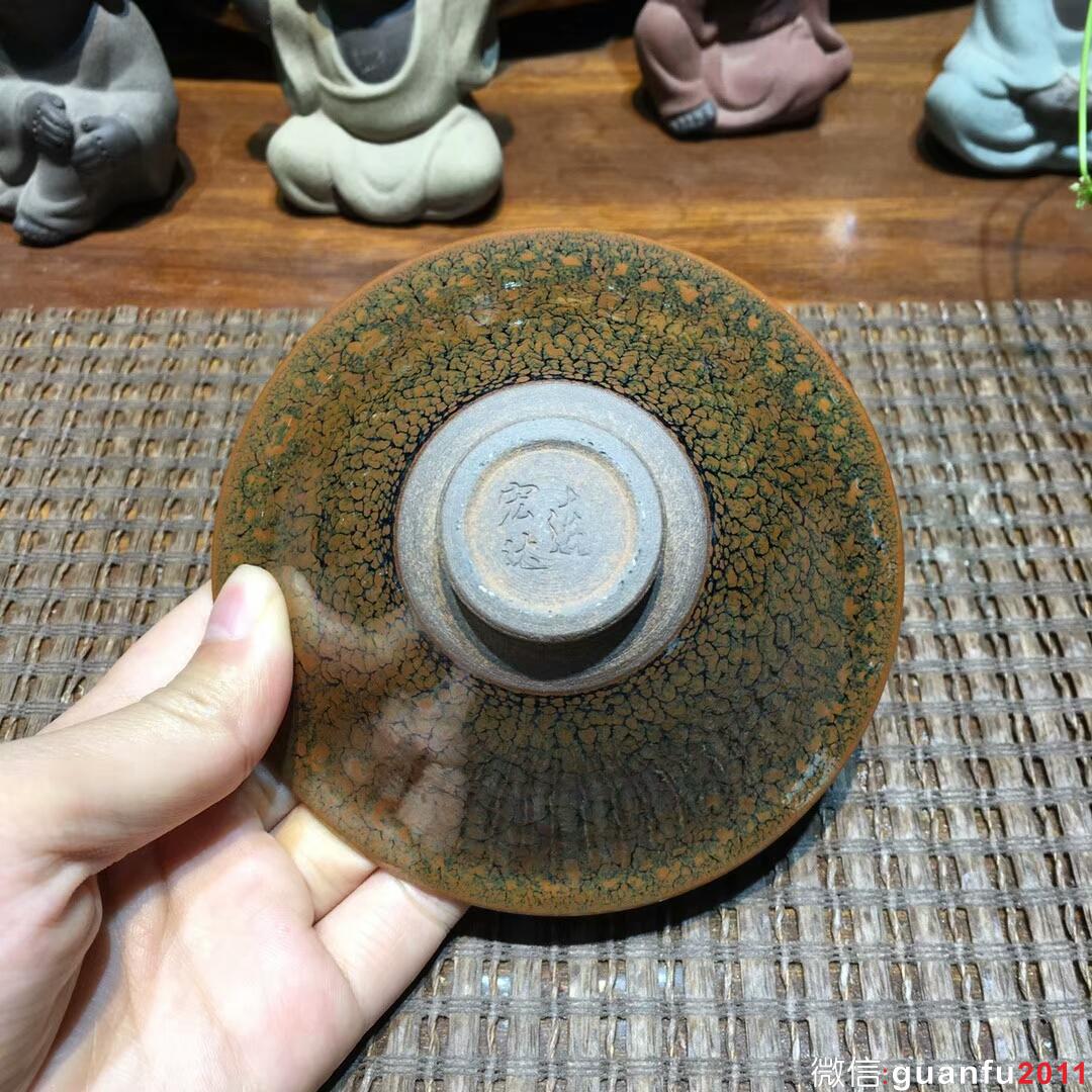 連宏達(dá)老師 鷓鴣斑撇口盞：口徑11*4.5